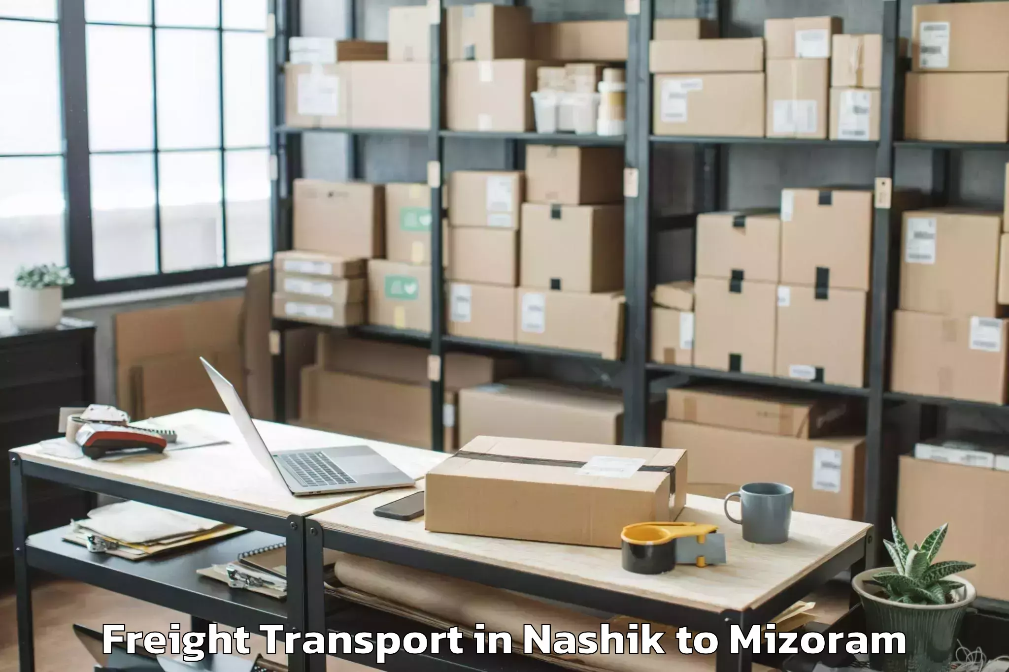 Nashik to Tlangnuam Part Freight Transport Booking